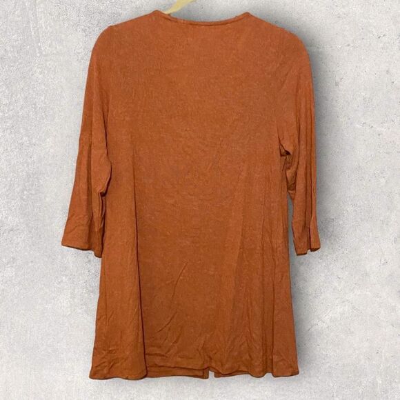 Soft Surroundings Ophelia Orange Tunic | M - Picture 3 of 5